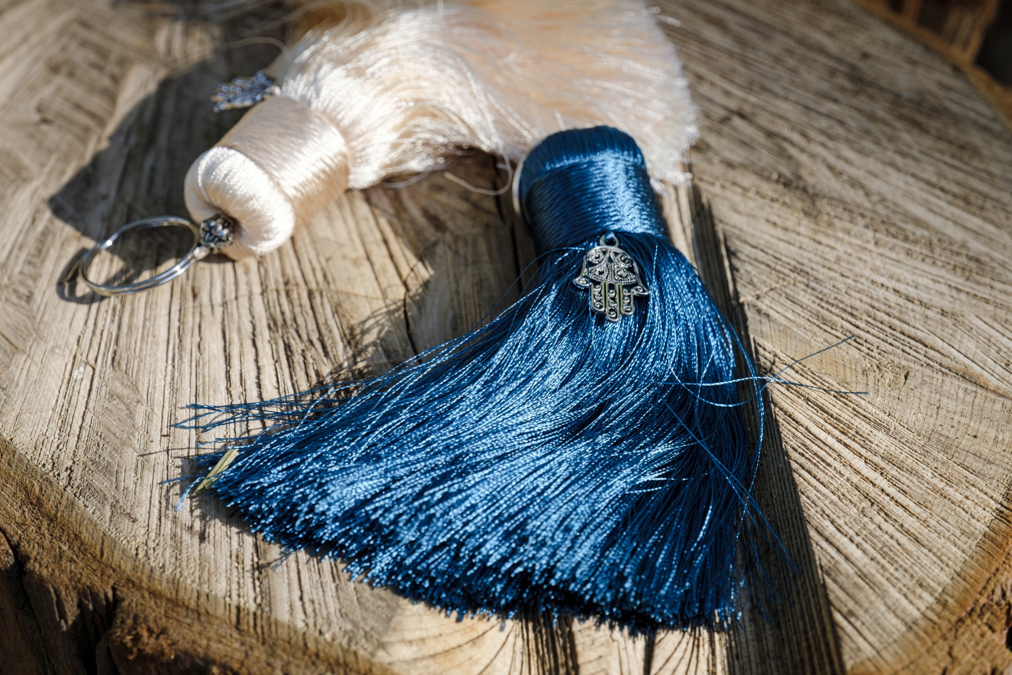 Troddel 'Fatima', blau, H 12 cm, Ø 2 cm günstig bestellen