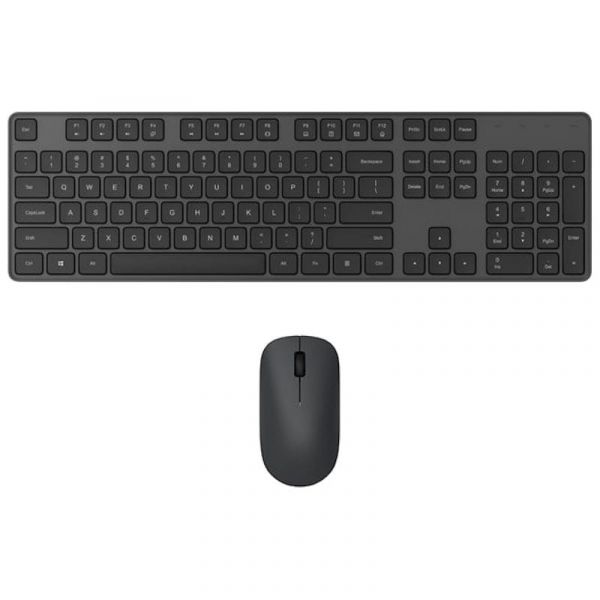 Teclado Xiaomi e Rato Sem fio Preto