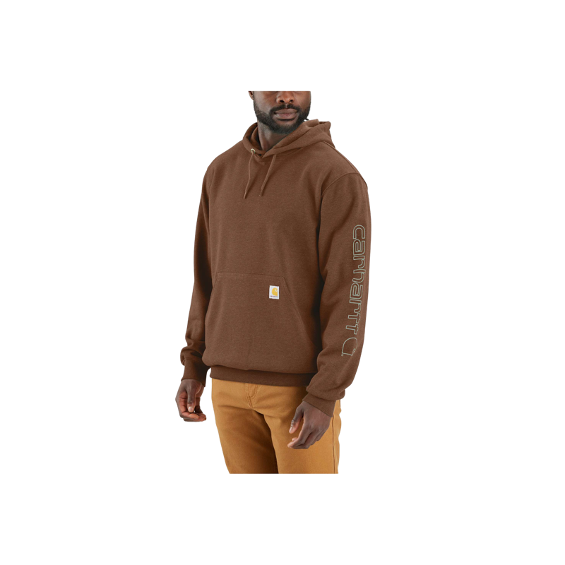 Sleeve Logo Hooded Sweatshirt