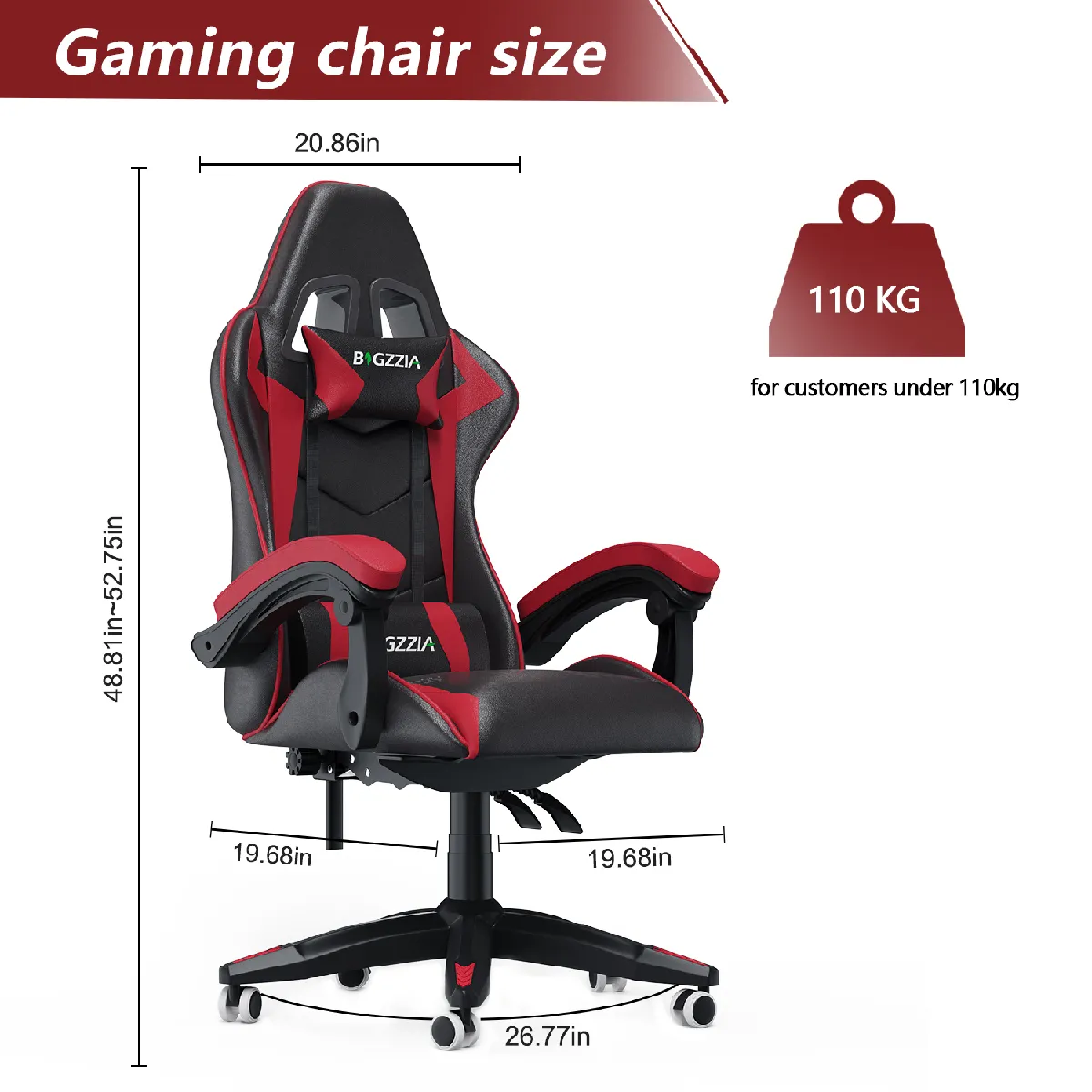 RATTANTREE Bigzzia Chaise de Gaming