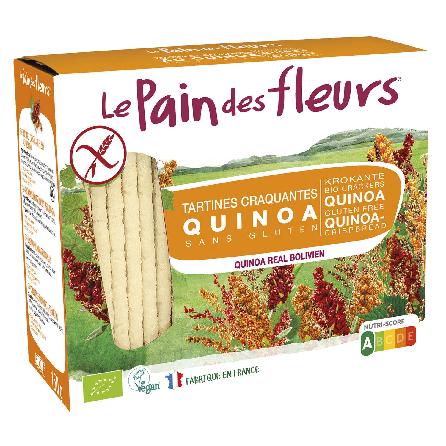 Le Pain des Fleurs au quinoa – sans gluten