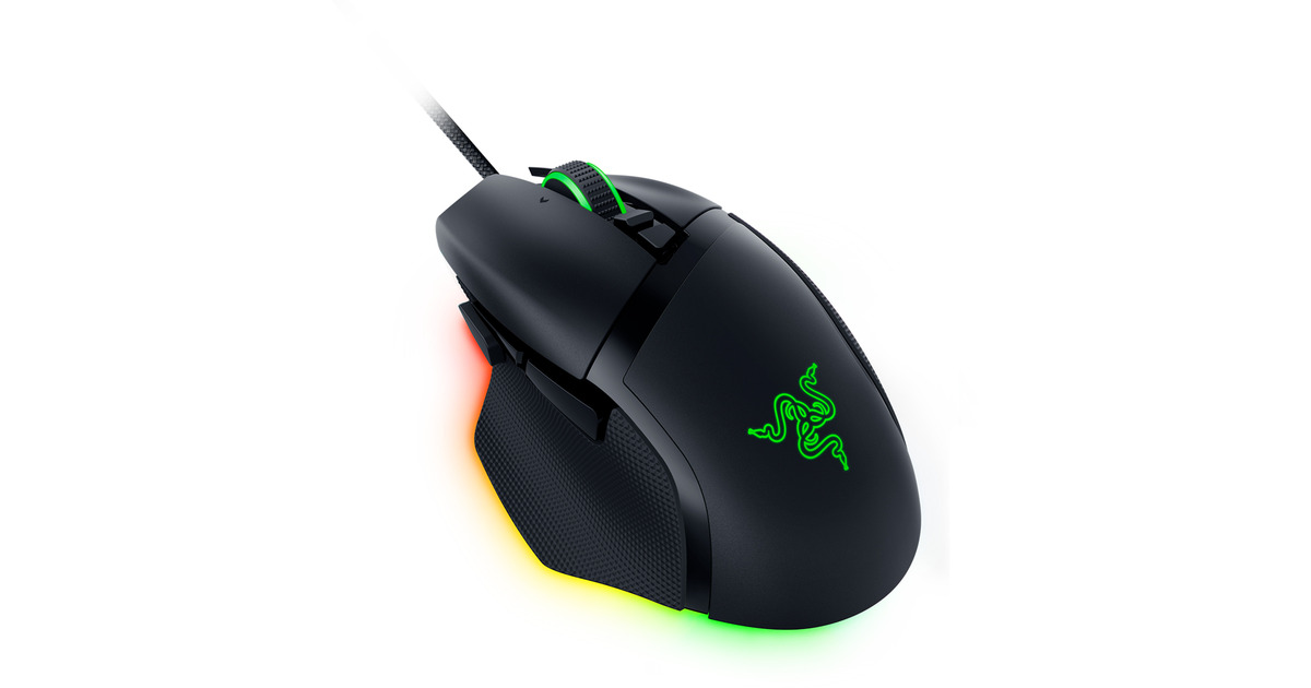 RazerBasilisk V3 35K gaming muis  (Zwart, 35000 DPI, Razer Chroma RGB)