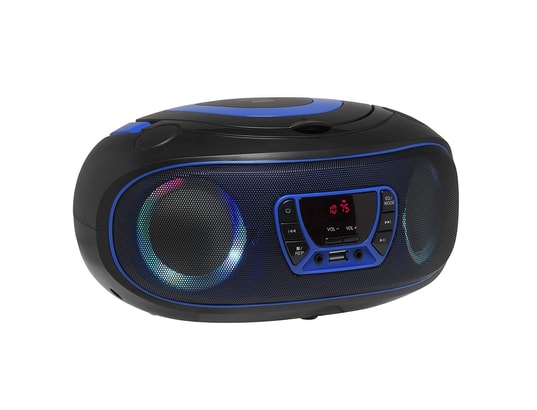 DENVER - Tcl-212bt blue lecteur de cd portable boombox. Radio fm. Blu...