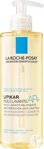 La Roche-Posay Lipikar Huile Lavante AP+ Peau À Tendance Atopique Flacon Pompe 400ml