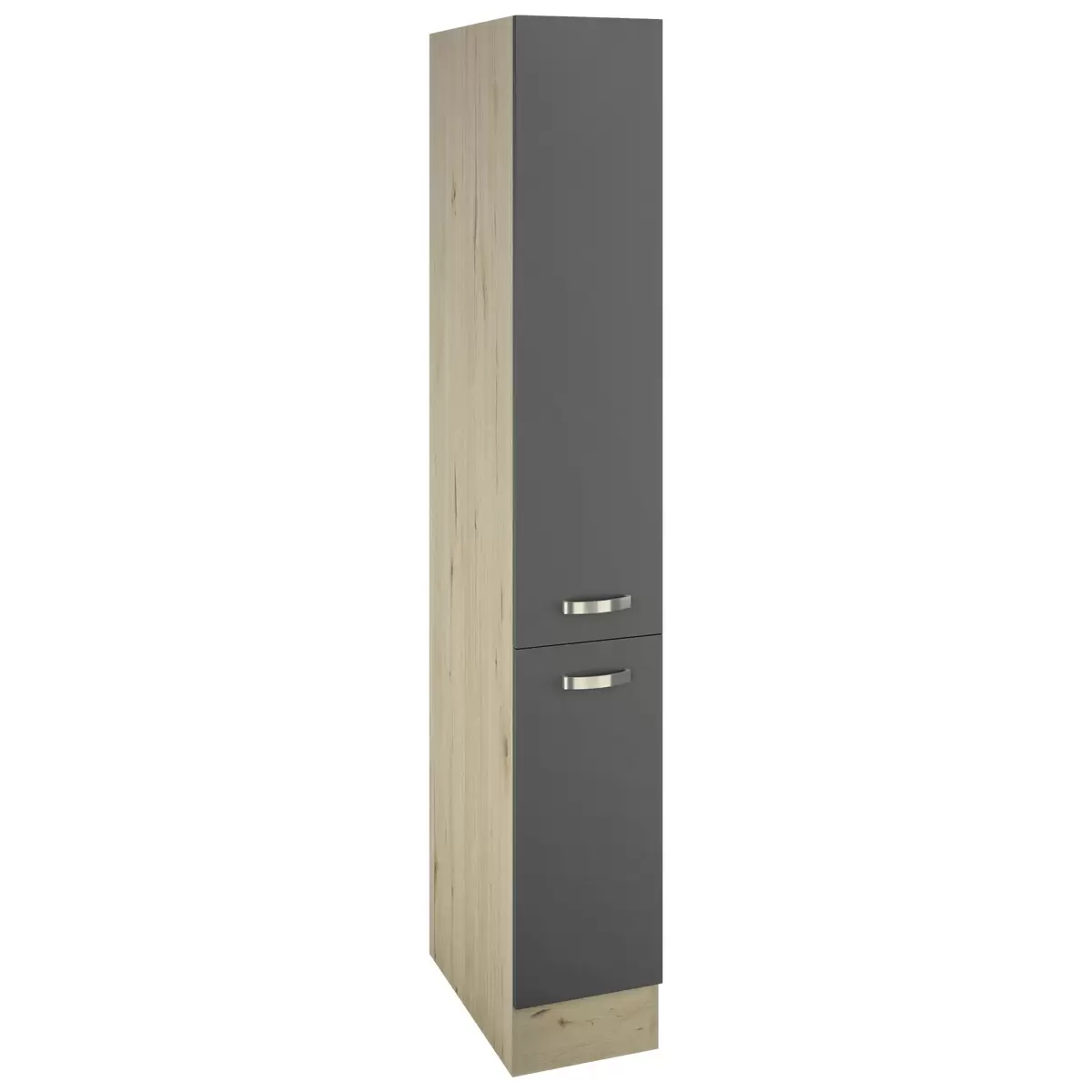 Apothekerschrank Shadow grau,Eiche