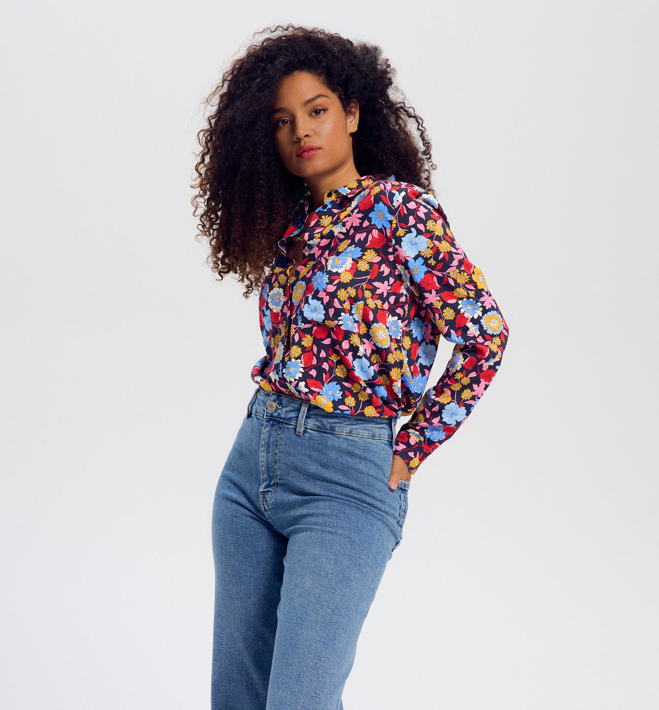 Chemise imprimée Femme - Imprimé rouge