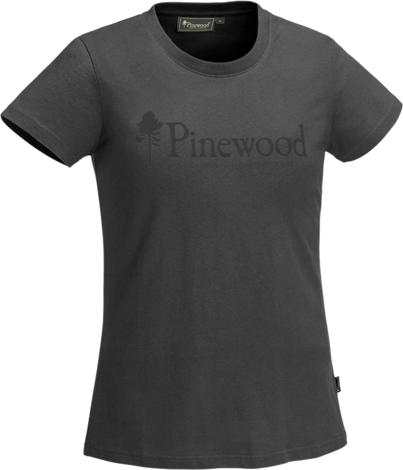 Pinewood Outdoor Life Damen T-shirt dark anthracite