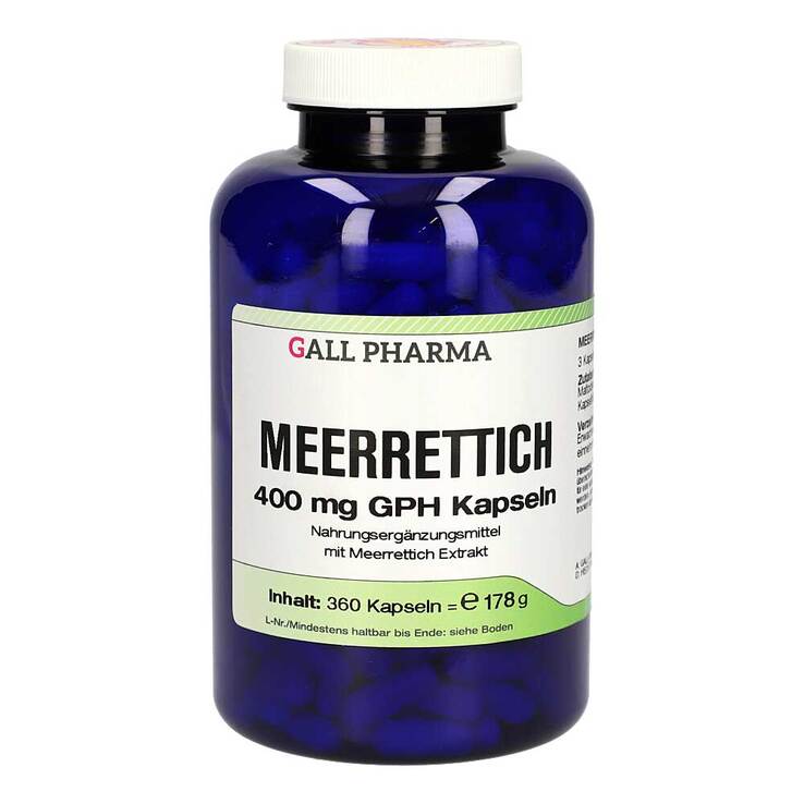 Meerrettich 400 mg GPH Kapseln, 360 St