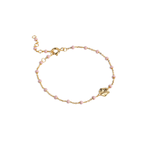 ENAMEL Copenhagen Lola Refined Armbånd, Light Pink, 15 4 cm