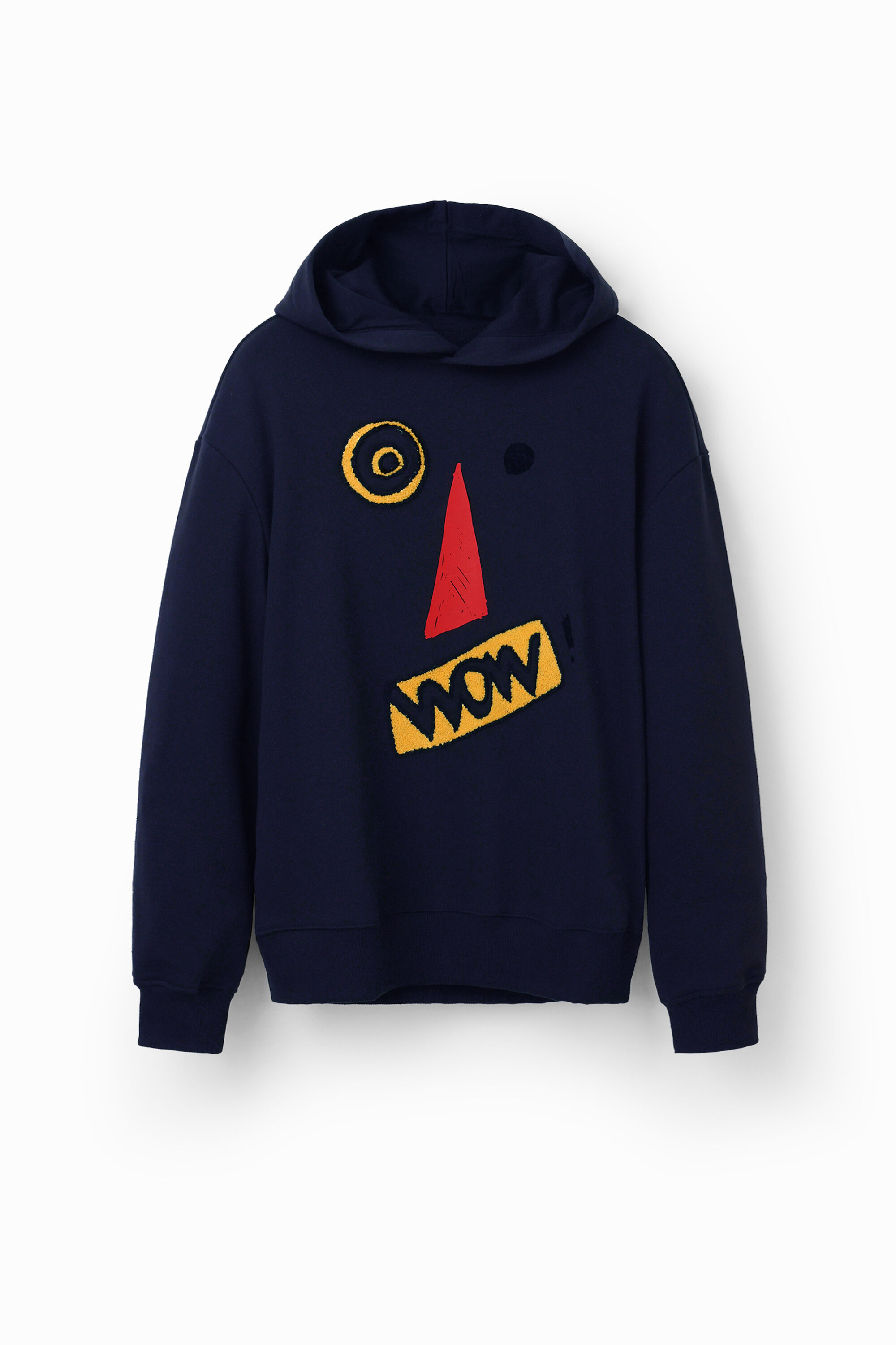 Sweat-shirt capuche visage arty