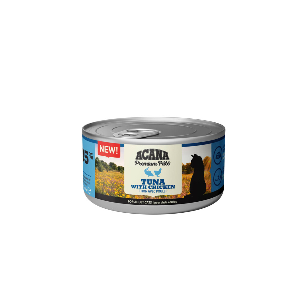 24x Acana Premium Kattenvoer PâtéTuna & Chicken85 gr