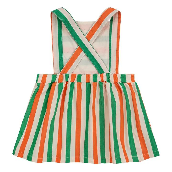 Bobo Choses Robe Pinafore Rayée | Ecru