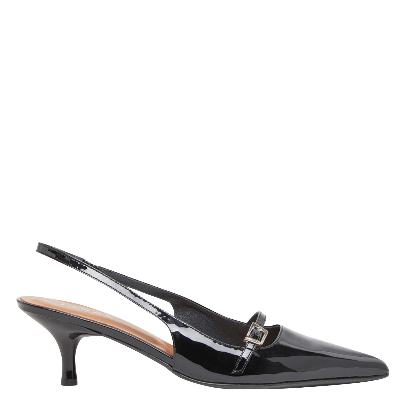 DAMOISELLE - Escarpins en cuir vernis | Noir