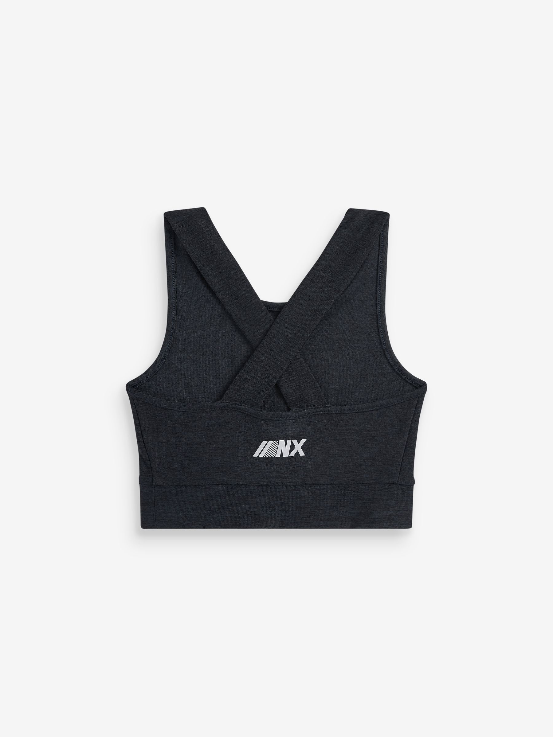 Zwart - Korte sporttop (5-16 jr)