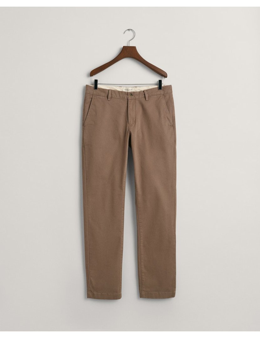 Super Chino Brown Slim Pants