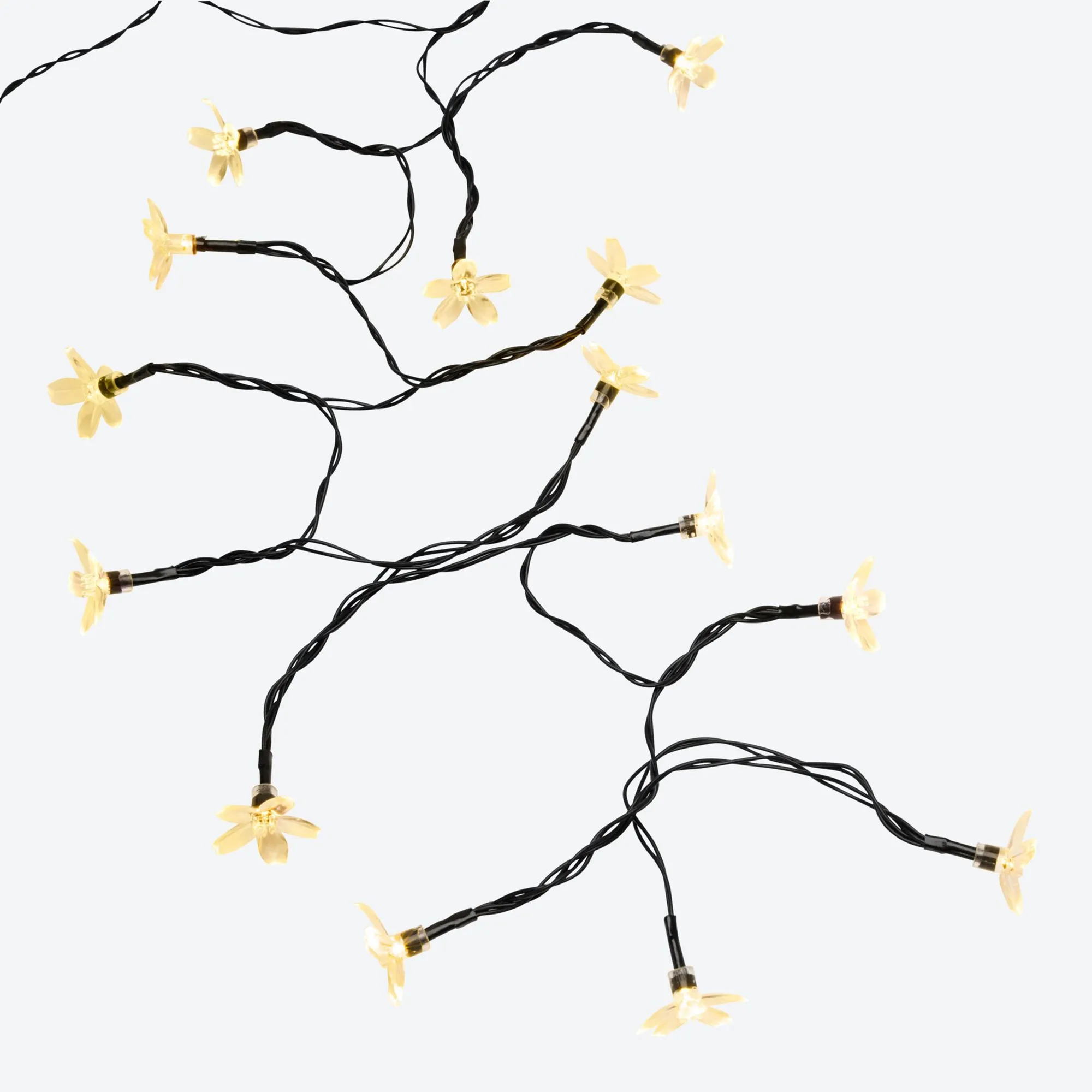 Solar-Lichterkette mit Blumen, ca. 835cm