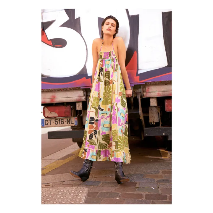 BELLEPIECE Robe Agata 70's | Ecru