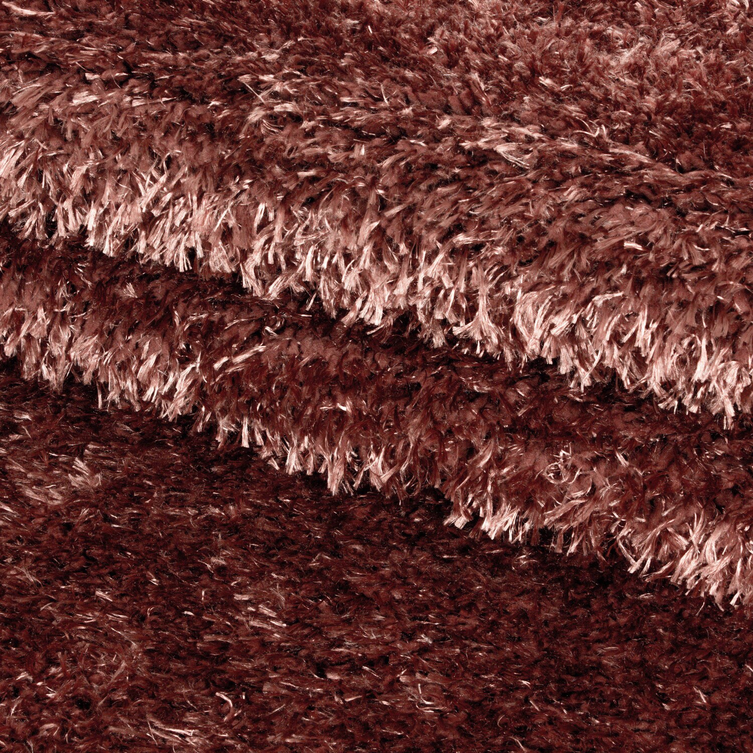 Einfarbig Hochflor Teppich, Flauschiger Langflor Shaggy Teppich, Rechteckig