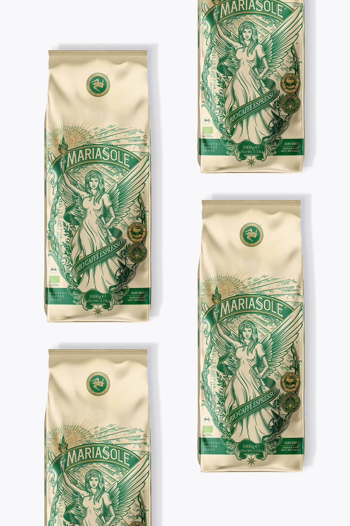 MariaSole Caffe Espresso Bio Vorteilspaket 4kg