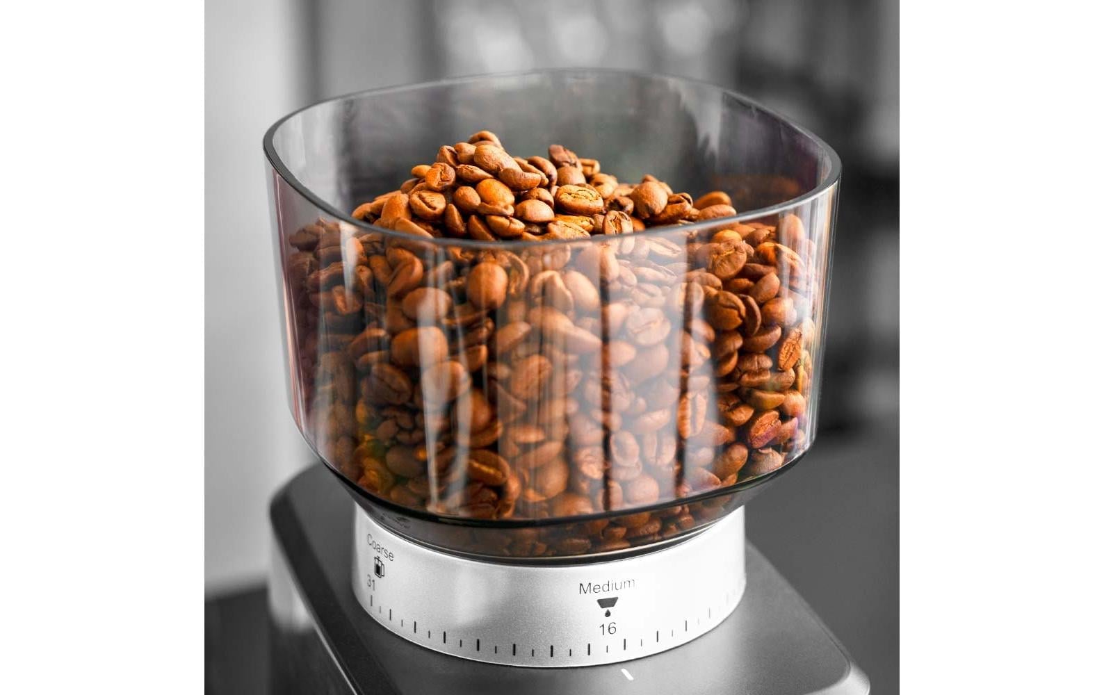 Gastroback Kaffeemühle »Design Digital 42643 Schwarz/Silber« 180 W 320 gBohnenbehälter