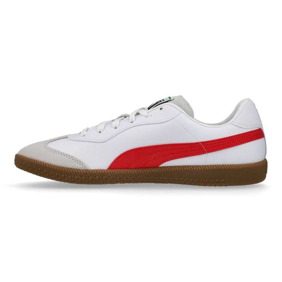 PUMA King 21 IT - Blanc/Rouge