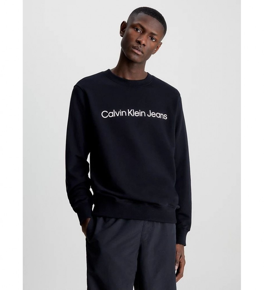 Moletom Calvin Klein com logo preto
