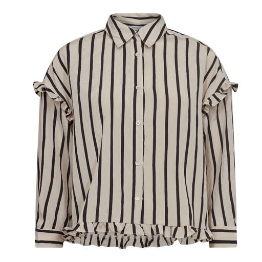 Co'Couture SadieCC Frill Skjorte, Marciblack, M