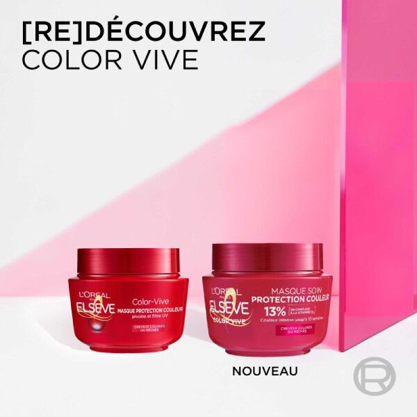 Elseve Color-Vive Masque Protection Couleur Ravive l'éclat et nourrit