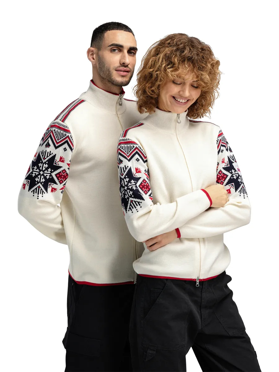 Dale of Norway Varberg Feminine Jacket Offwhite Marine Raspberry