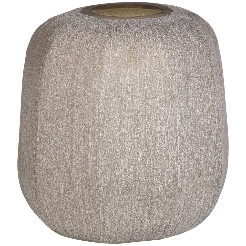 Vaas Bolia - zandkleur - 24xØ23 cm