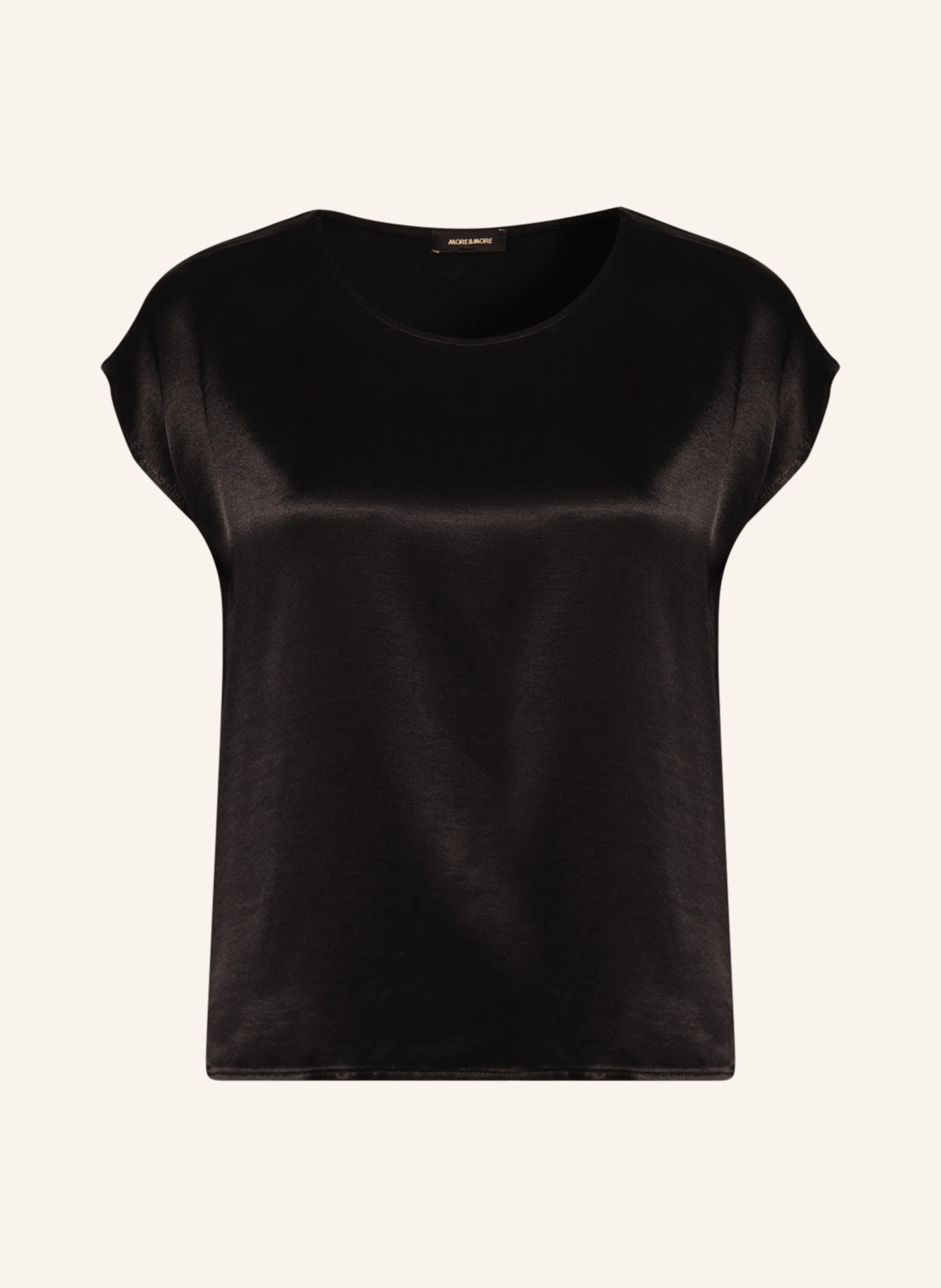 MORE & MORE T-Shirt im Materialmix