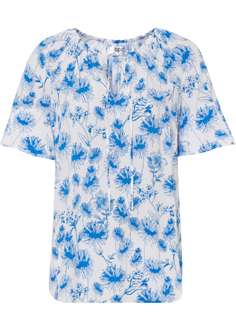 Tunique en viscose avec manches papillon