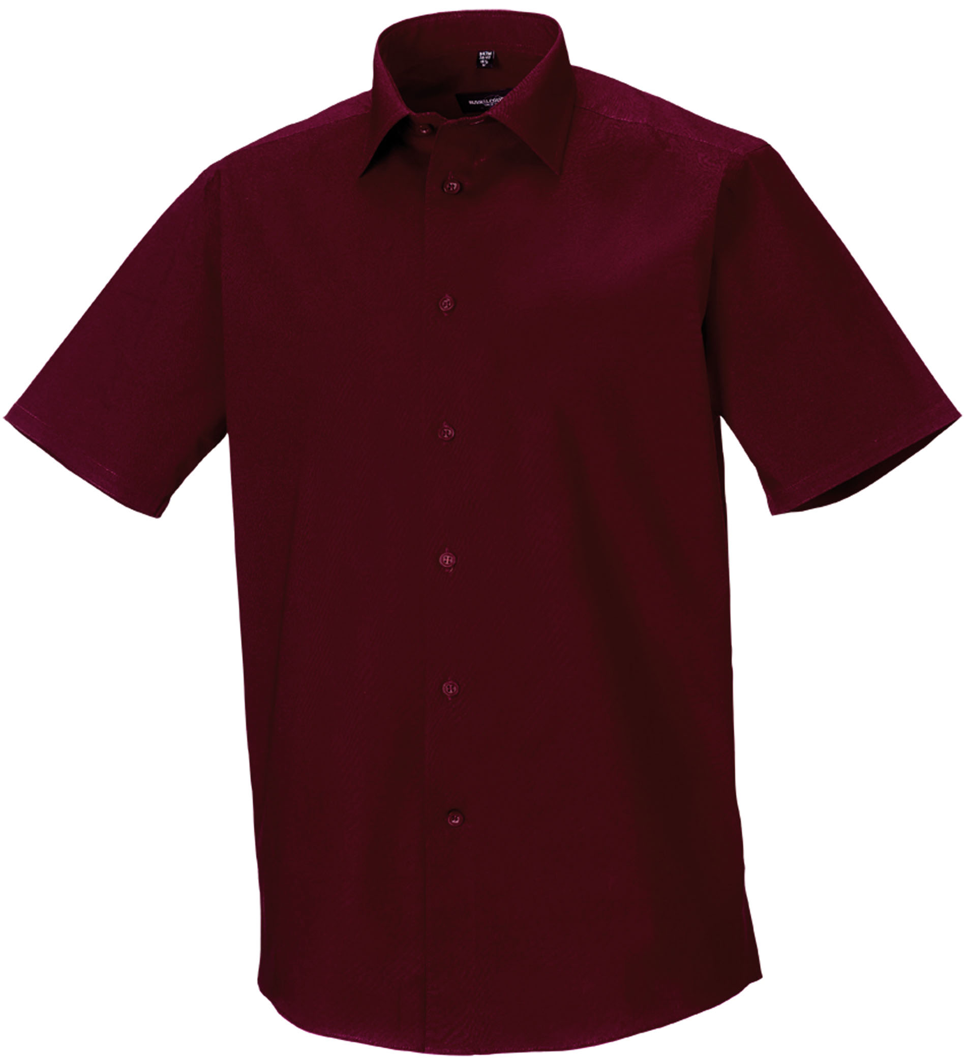 Russell Collection RU947M - Chemise Ajustée, Manches Courtes