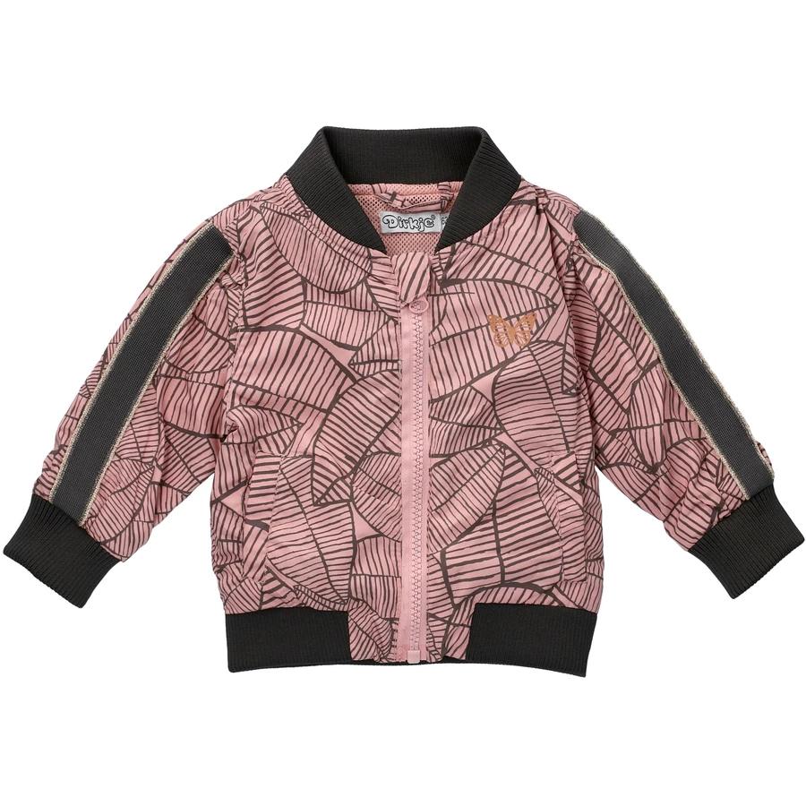 Dirkje Jacke Herbst, Winter dunkelgrau rosa