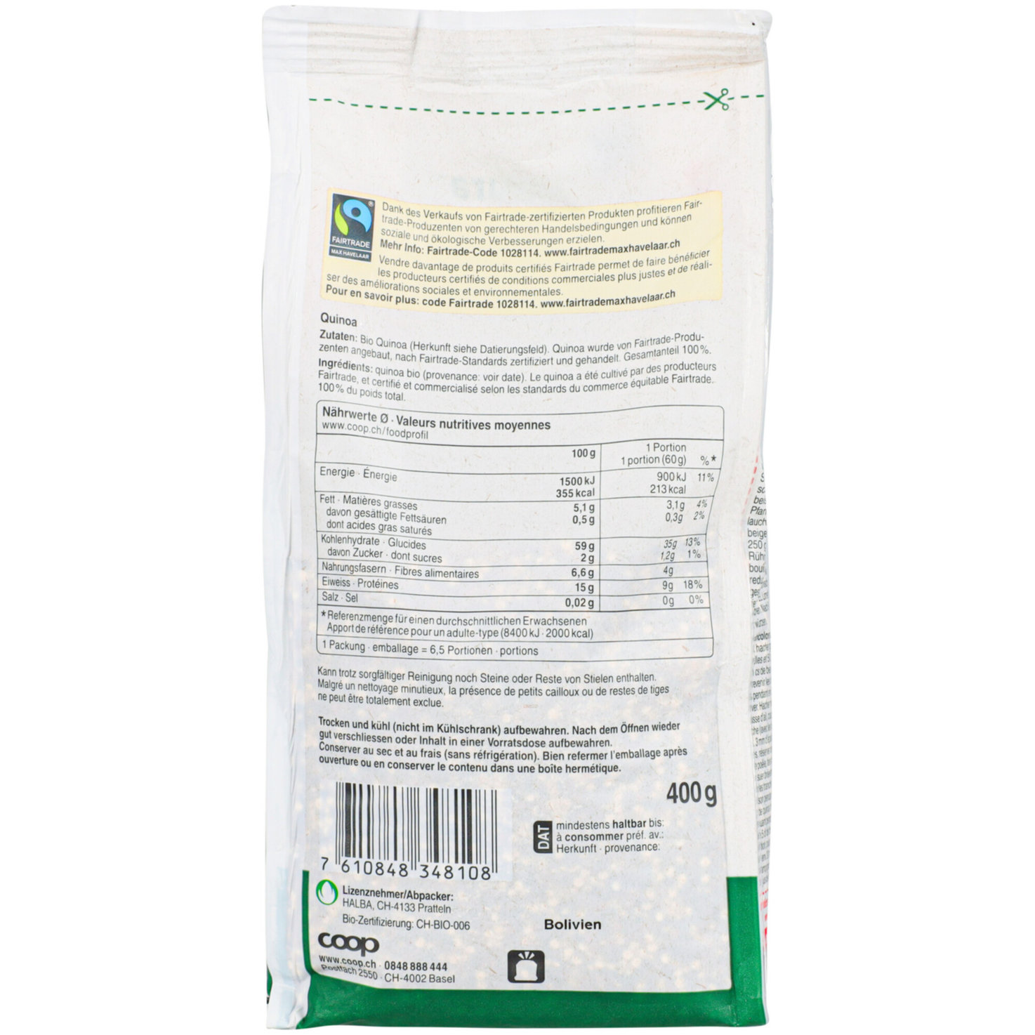 Naturaplan Bio Fairtrade Quinoa Tricolore