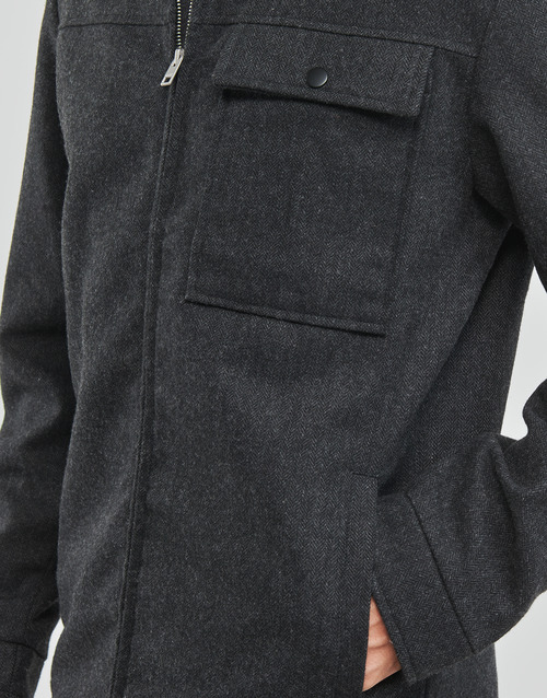 Jack & Jones - JJJOHNSON WOOL JACKET - Gris
