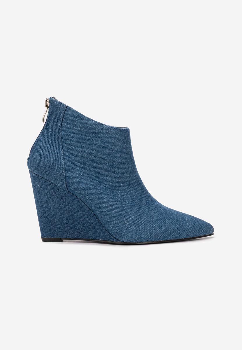Bottines compensées denim Shenna V4