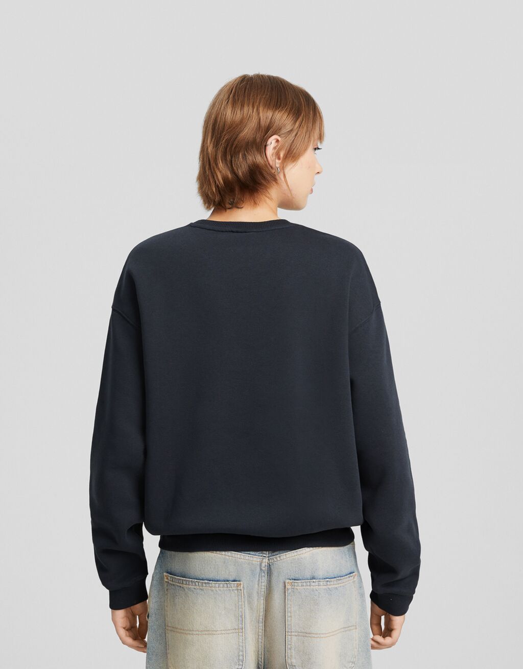 Moletom estampado oversized
