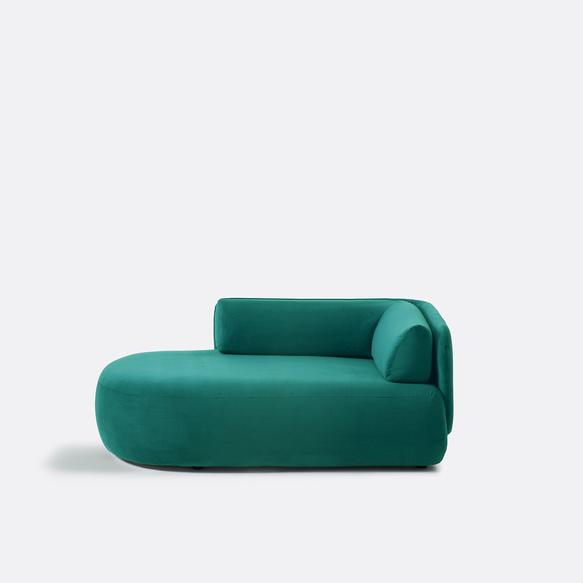 LA REDOUTE INTERIORS<br>Links de cadeira comprida, fluweel, Meridiano