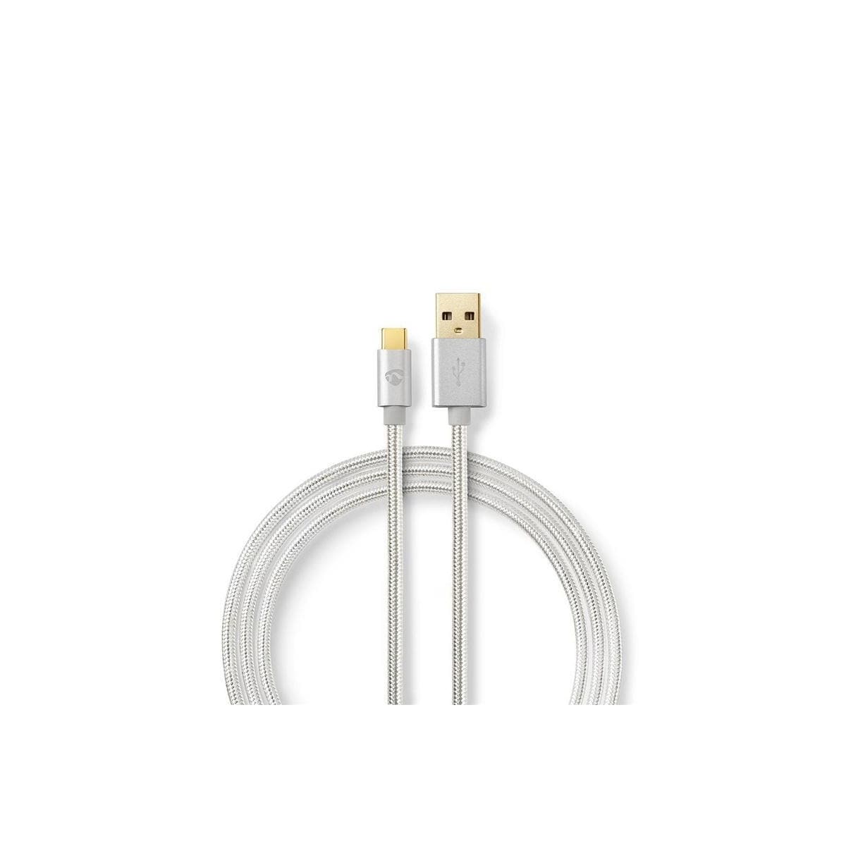 USB 2.0-kabel for synkronisering, lading og AV-støtte | Gullbelagt 2,0 m | USB-C