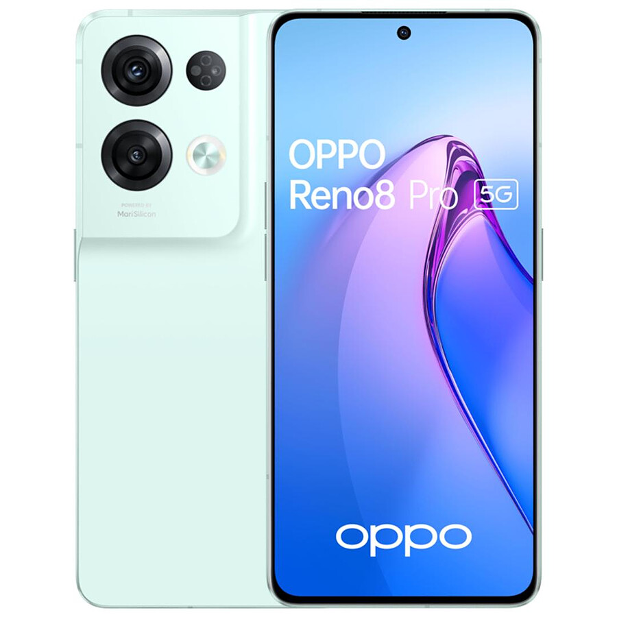 Oppo Reno 8 Pro 5G Vert - 256 Go - 8 Go · Reconditionné