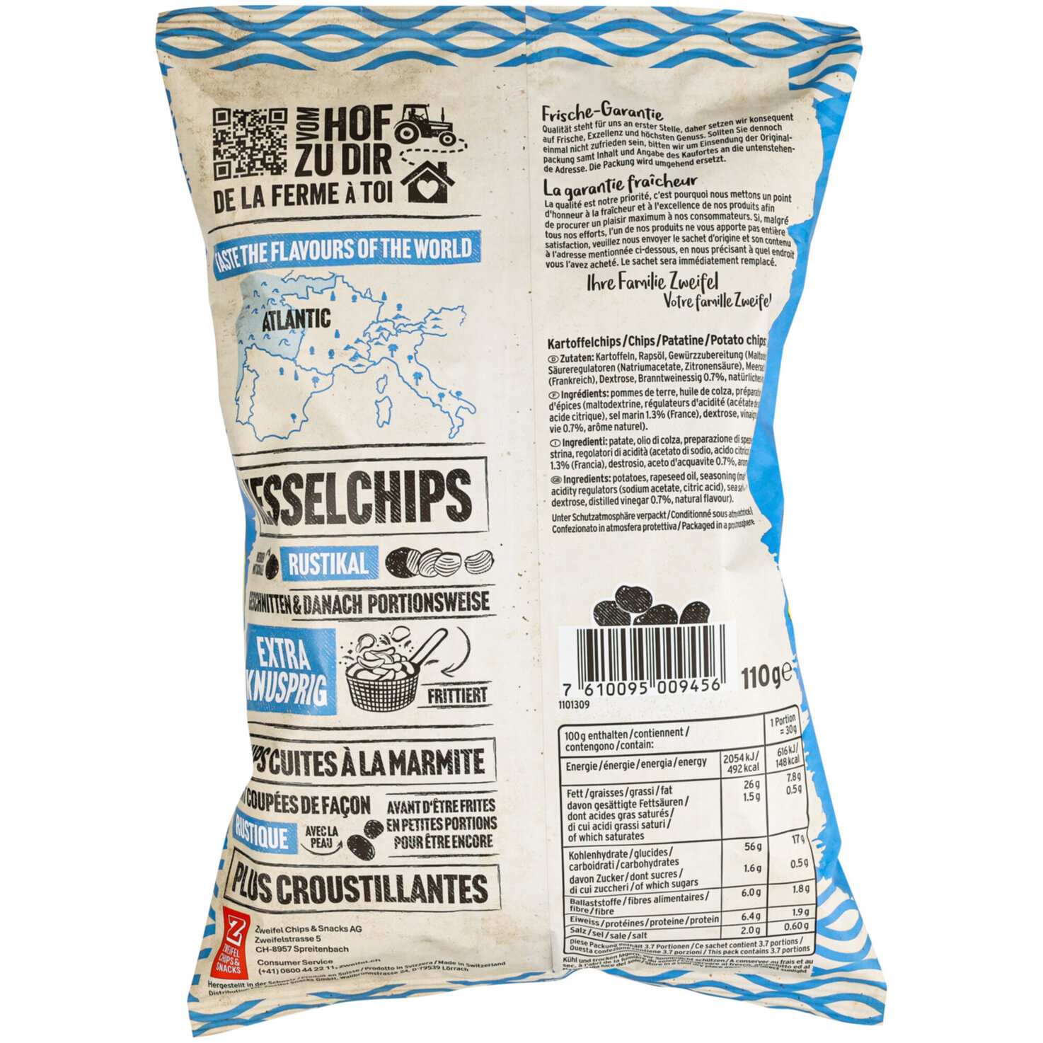Zweifel KEZZ Chips Salt & Vinegar