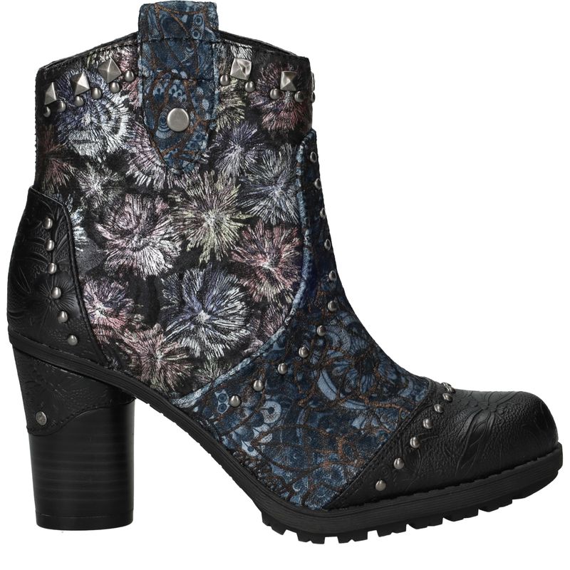 Mustang Enkellaarsjes Blauw Dames