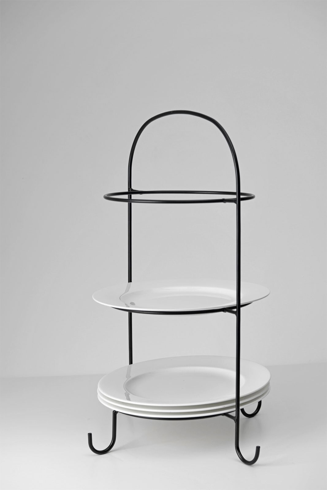casaNOVA Etagere 50 cm schwarz