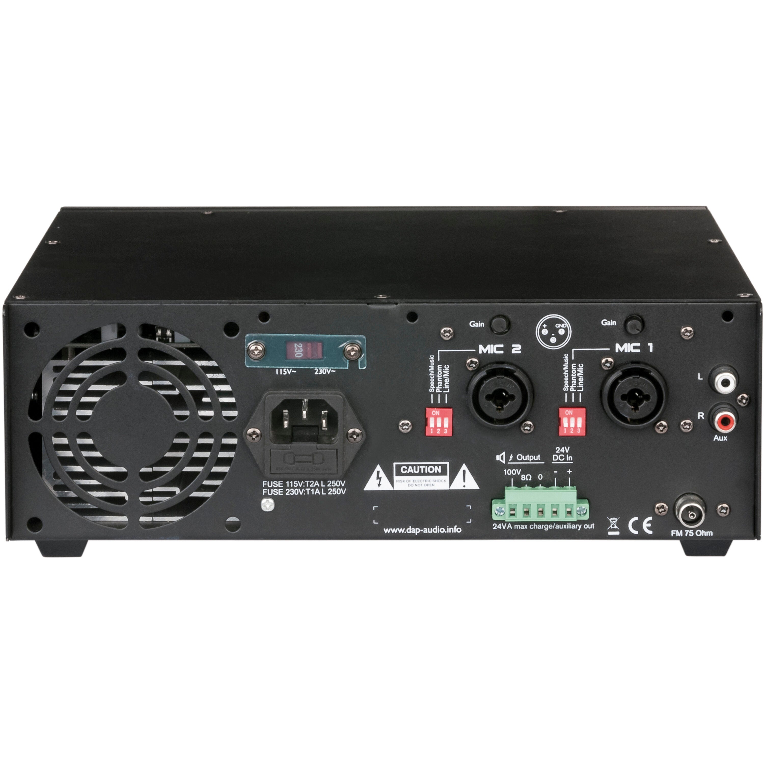 DAP PA-530TU 100V versterker - 30 Watt