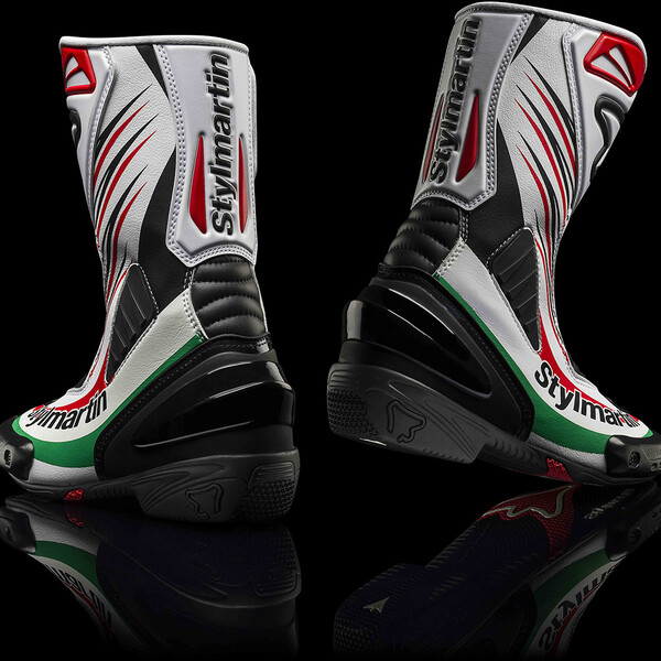 Stylmartin - Bottes Dream RS Blanc / Noir / Rouge / Vert