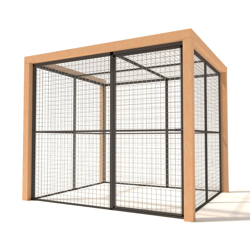Glorenza Olivia - Kattenren - Antraciet - 187x190x224 cm