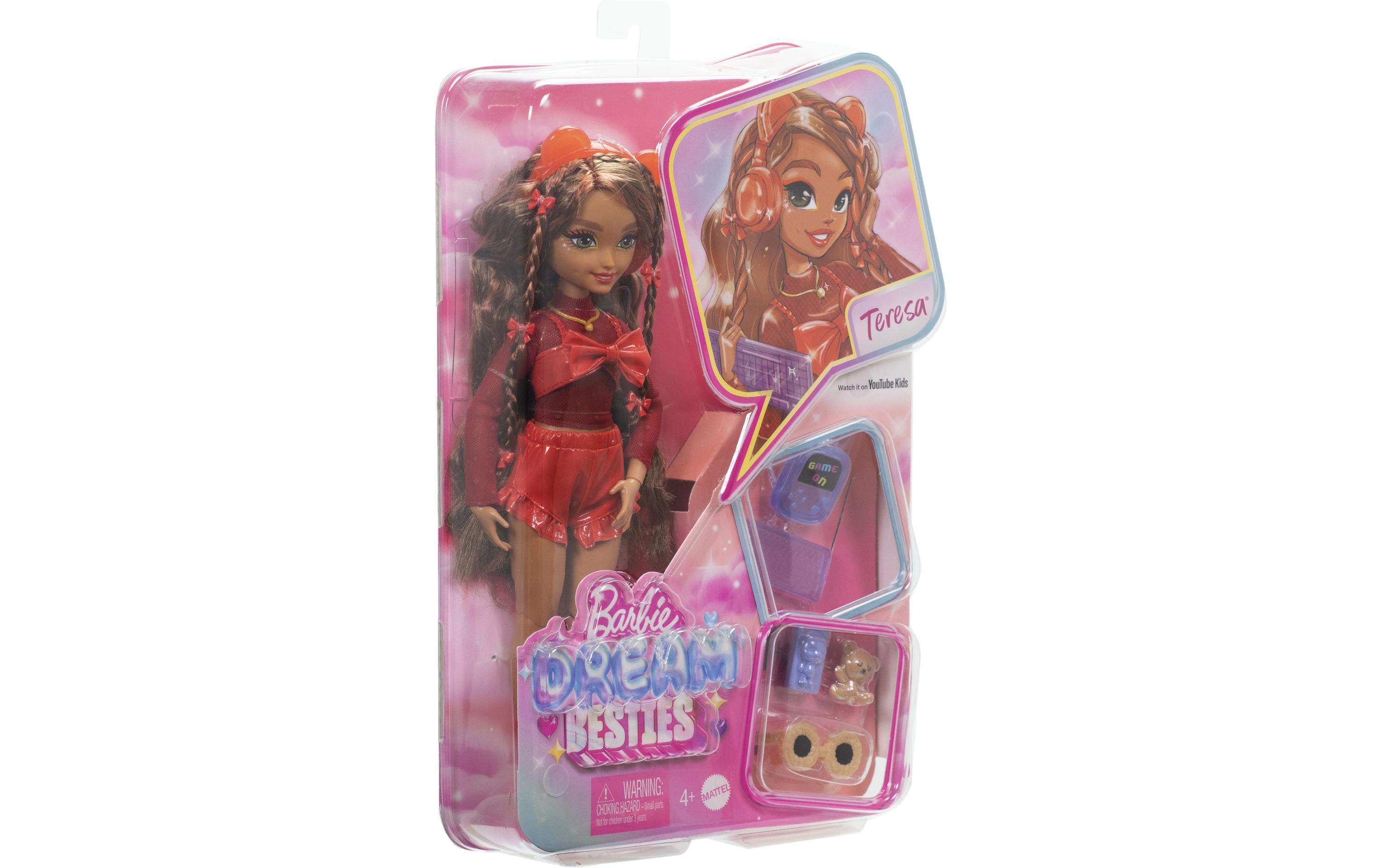 Puppe Dream Besties TeresaModepuppe mit Zubehör zum Thema Videospiele