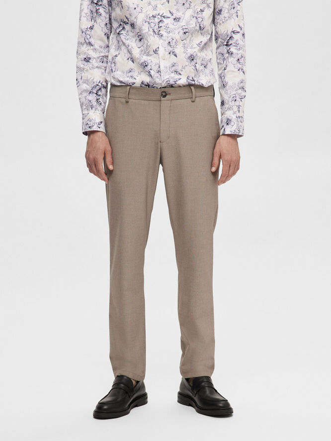 Selected Homme SLHSLIM-ROBERT FLEX 175 PANTS NOOS Sand