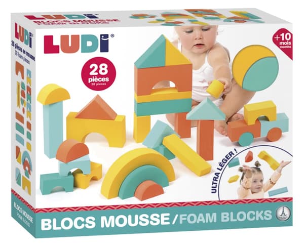 Skumblokker Byggeklosser Ludi